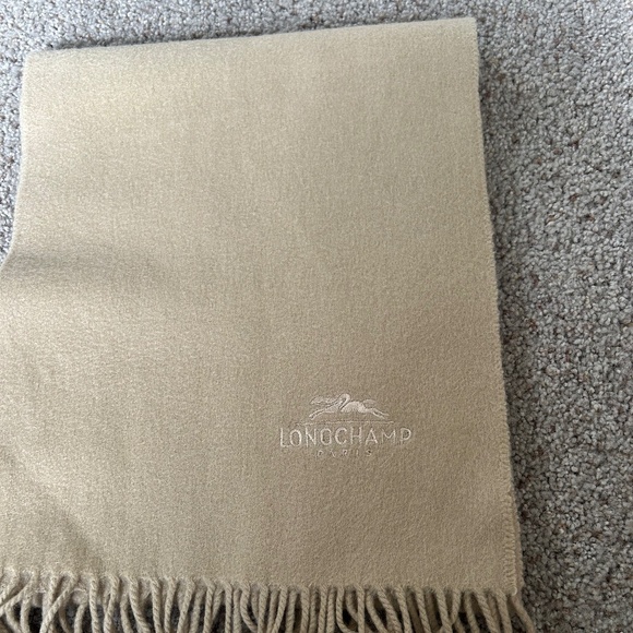 Authentic Longchamp Cashmere Scarf NWOT - Picture 1 of 5